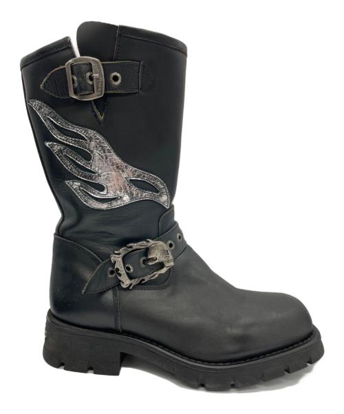 NEW ROCK（ニューロック）NEW ROCK (ニューロック) エンジニアブーツ ブラック サイズ:42の古着・服飾アイテム