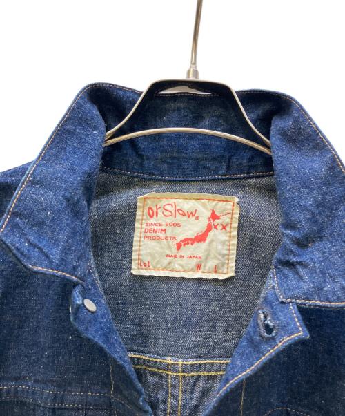 orSlow（オアスロウ）orSlow (オアスロウ) デニムジャケット 1stタイプ 大戦モデル ネイビー サイズ:Lの古着・服飾アイテム
