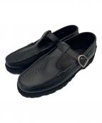 PARABOOTパラブーツ）の古着「ストラップローファー」｜ブラック