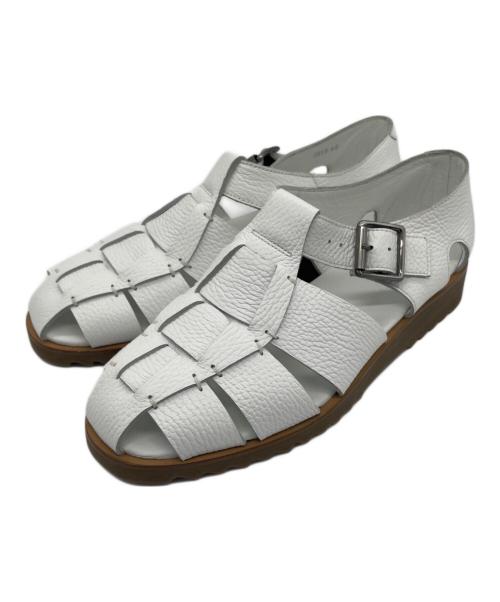 PARABOOT（パラブーツ）PARABOOT (パラブーツ) グルカサンダル ブラウン×ホワイト サイズ:40の古着・服飾アイテム