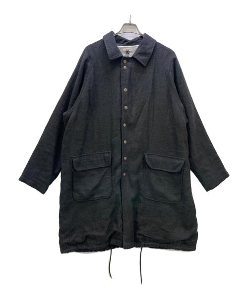 TENBOX（テンボックス）TENBOX (テンボックス) ステンカラーコート グレー サイズ:Lの古着・服飾アイテム