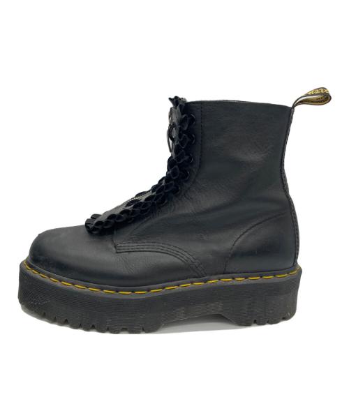Dr.Martens（ドクターマーチン）Dr.Martens (ドクターマーチン) LAZY OAF (レイジー・オーフ) ８ホールブーツ ブラック サイズ:UK8の古着・服飾アイテム