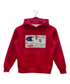 SUPREME×Championシュプリーム×チャンピオン）の古着「パーカー」｜レッド