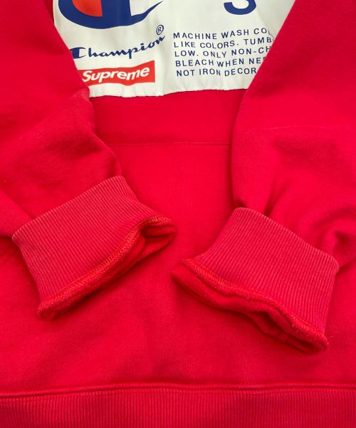 SUPREME（シュプリーム）Supreme (シュプリーム) Champion (チャンピオン) パーカー レッド サイズ:Sの古着・服飾アイテム