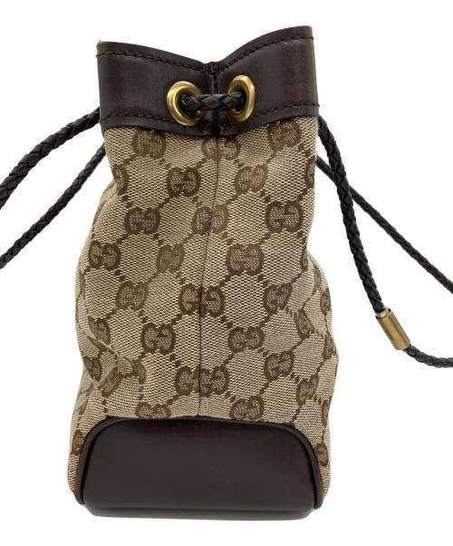 GUCCI（グッチ）GUCCI (グッチ) ハンドバッグ GG ブラウン×ベージュの古着・服飾アイテム
