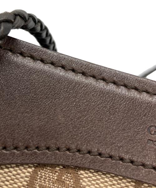 GUCCI（グッチ）GUCCI (グッチ) ハンドバッグ GG ブラウン×ベージュの古着・服飾アイテム