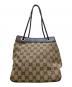 GUCCI（グッチ）の古着「ハンドバッグ GG」｜ブラウン×ベージュ