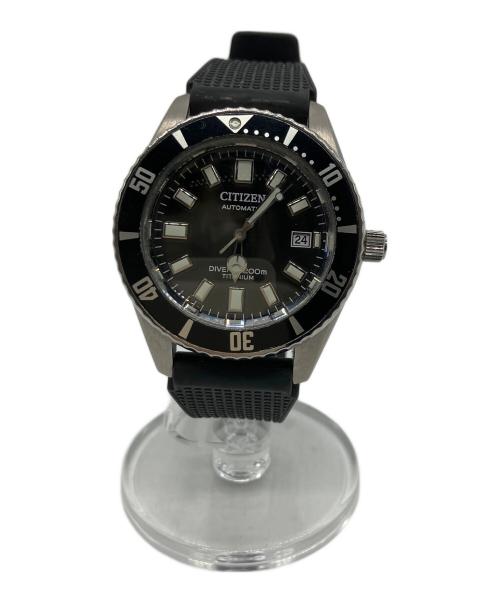CITIZEN（シチズン）CITIZEN (シチズン) ダイバーズウォッチ ブラックの古着・服飾アイテム