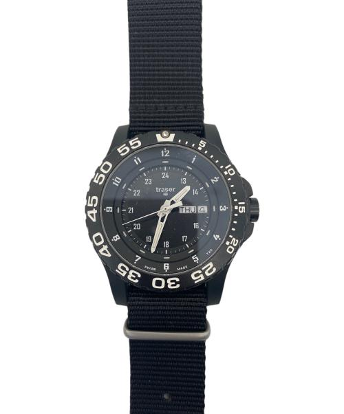 traser（トレーサー）TRASER (トレーサー) ミリタリーウォッチ ブラックの古着・服飾アイテム