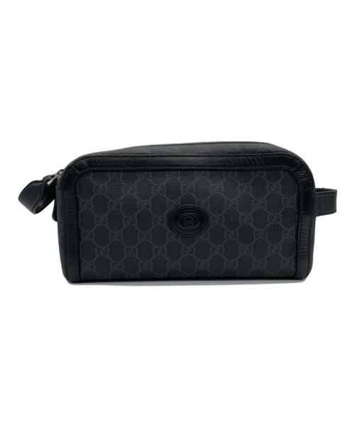 GUCCI（グッチ）GUCCI (グッチ) セカンドバッグ 	GGスプリームバッグ ブラックの古着・服飾アイテム