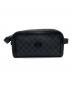 GUCCI（グッチ）の古着「セカンドバッグ 	GGスプリームバッグ」｜ブラック