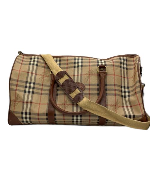 Burberry's（バーバリー）Burberry's (バーバリーズ) ボストンバッグ ベージュの古着・服飾アイテム