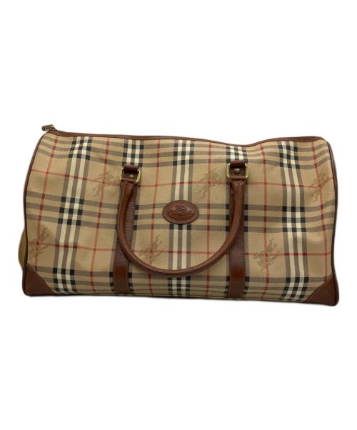 Burberry's（バーバリー）Burberry's (バーバリーズ) ボストンバッグ ベージュの古着・服飾アイテム