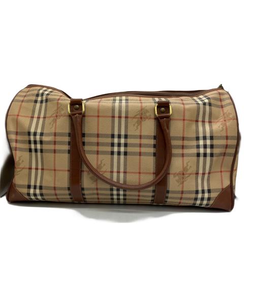 Burberry's（バーバリー）Burberry's (バーバリーズ) ボストンバッグ ベージュの古着・服飾アイテム