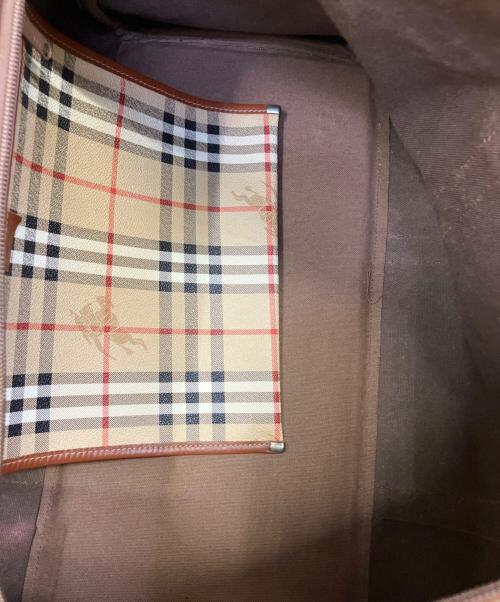 Burberry's（バーバリー）Burberry's (バーバリーズ) ボストンバッグ ベージュの古着・服飾アイテム
