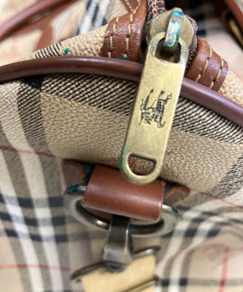 Burberry's（バーバリー）Burberry's (バーバリーズ) ボストンバッグ ベージュの古着・服飾アイテム