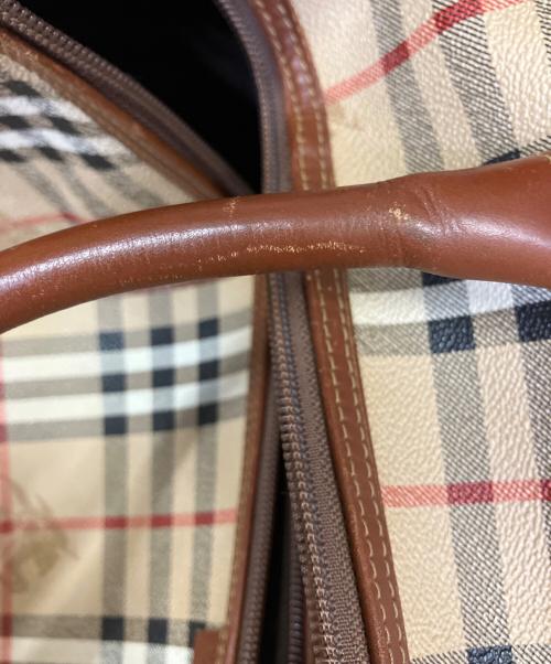 Burberry's（バーバリー）Burberry's (バーバリーズ) ボストンバッグ ベージュの古着・服飾アイテム