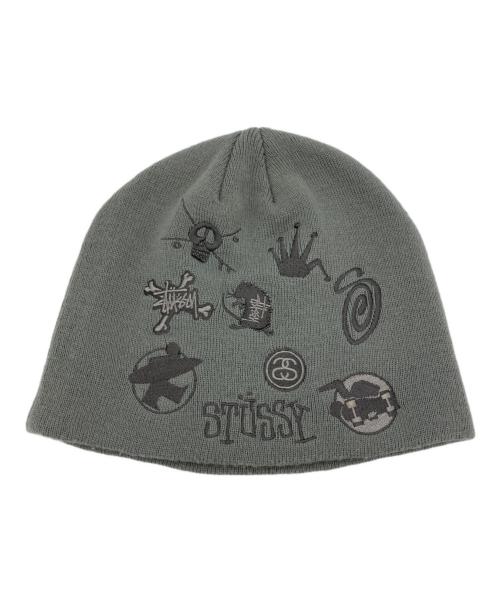 stussy（ステューシー）stussy (ステューシー) ニット帽 グレー サイズ:Freeの古着・服飾アイテム