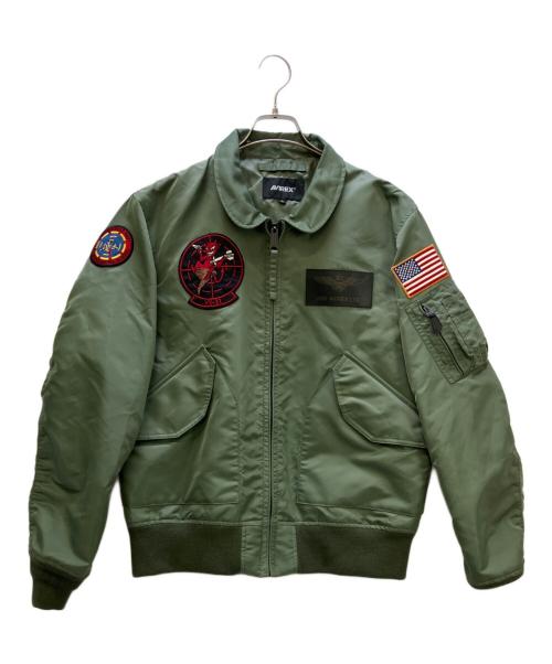 AVIREX（アヴィレックス）AVIREX (アヴィレックス) CWU-36P フライトジャケット グリーン サイズ:XLの古着・服飾アイテム