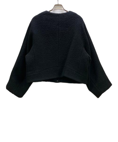 theory luxe（セオリーリュクス）theory luxe (セオリーリュクス) ノーカラージャケット 24年モデル ブラック サイズ:40の古着・服飾アイテム