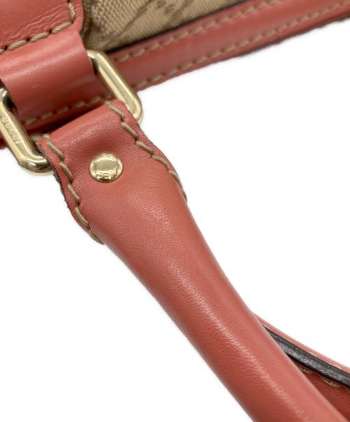 GUCCI（グッチ）GUCCI (グッチ) 2WAYバッグ ベージュ×ピンクの古着・服飾アイテム