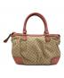 GUCCI (グッチ) 2WAYバッグ ベージュ×ピンク：30000円