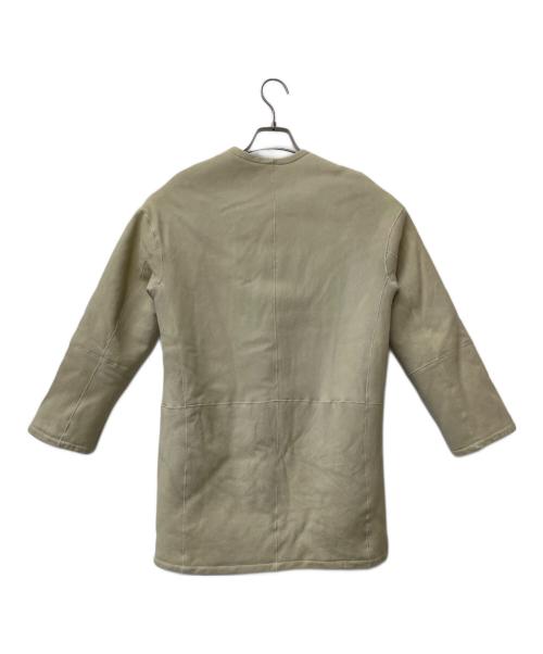 GUSHLOW&COLE（ガシュロウ＆コール）GUSHLOW&COLE (ガシュロウ＆コール) ムートンハーフコート ベージュ サイズ:XSの古着・服飾アイテム