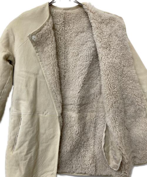 GUSHLOW&COLE（ガシュロウ＆コール）GUSHLOW&COLE (ガシュロウ＆コール) ムートンハーフコート ベージュ サイズ:XSの古着・服飾アイテム