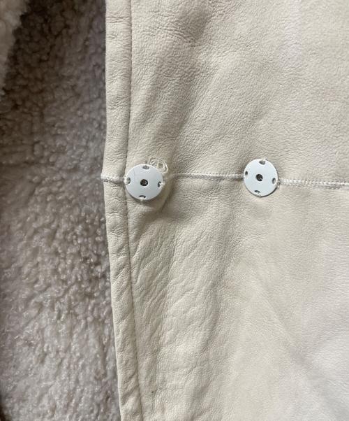 GUSHLOW&COLE（ガシュロウ＆コール）GUSHLOW&COLE (ガシュロウ＆コール) ムートンハーフコート ベージュ サイズ:XSの古着・服飾アイテム