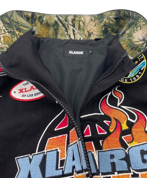 X-LARGE（エクストララージ）X-LARGE (エクストララージ) ジップアップジャケット ブラック サイズ:Sの古着・服飾アイテム