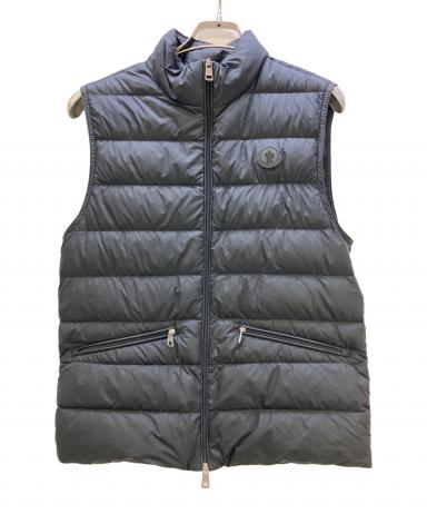 中古・古着通販】MONCLER (モンクレール) ダウンベスト ブラック
