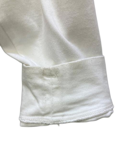 STONE ISLAND（ストーンアイランド）STONE ISLAND (ストーンアイランド) 長袖カットソー HEAVY COTTON JERSEY GARMENT DYED ホワイト サイズ:XLの古着・服飾アイテム