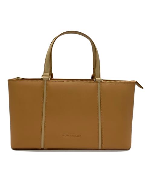 BURBERRY（バーバリー）BURBERRY (バーバリー) ハンドバッグ ベージュの古着・服飾アイテム