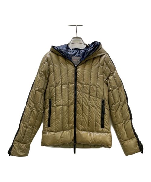DUVETICA（デュベティカ）DUVETICA (デュベティカ) ダウンジャケット ベージュ×ブラック サイズ:48の古着・服飾アイテム