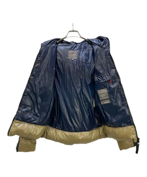 DUVETICA（デュベティカ）DUVETICA (デュベティカ) ダウンジャケット ベージュ×ブラック サイズ:48の古着・服飾アイテム