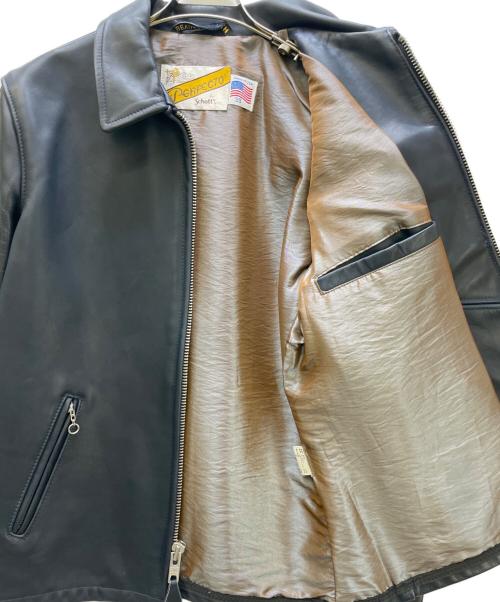 Schott（ショット）Schott (ショット) BEAUTY&YOUTH UNITED ARROWS (ビューティーアンドユースユナイテッドアローズ) レザーライダースジャケット ネイビー サイズ:Mの古着・服飾アイテム