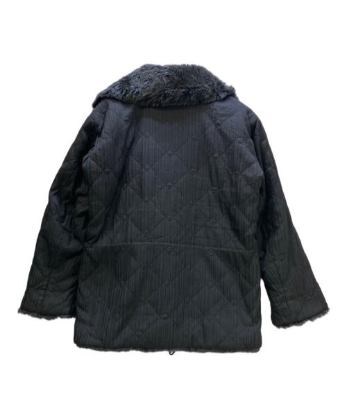 ISSEY MIYAKE（イッセイミヤケ）ISSEY MIYAKE (イッセイミヤケ) ファーコート ブラック サイズ:M 未使用品の古着・服飾アイテム