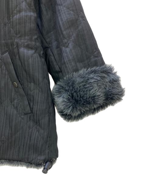 ISSEY MIYAKE（イッセイミヤケ）ISSEY MIYAKE (イッセイミヤケ) ファーコート ブラック サイズ:M 未使用品の古着・服飾アイテム
