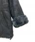中古・古着 ISSEY MIYAKE (イッセイミヤケ) ファーコート ブラック サイズ:M 未使用品：20000円