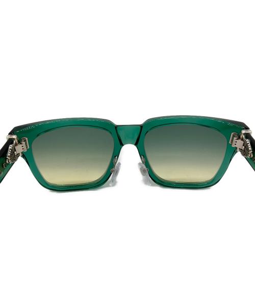 CHROME HEARTS（クロムハーツ）CHROME HEARTS (クロムハーツ) クリアサングラス グリーン サイズ:56□19の古着・服飾アイテム