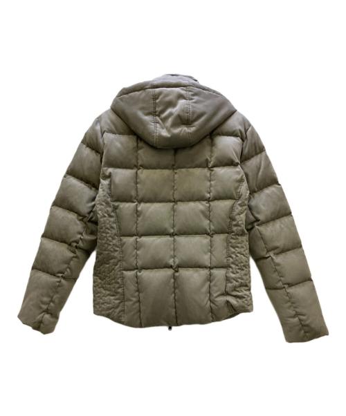 TETE HOMME（テット オム）TETE HOMME (テット オム) スエードダウンブルゾン グレー サイズ:Lの古着・服飾アイテム