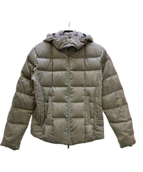 TETE HOMME（テット オム）TETE HOMME (テット オム) スエードダウンブルゾン グレー サイズ:Lの古着・服飾アイテム