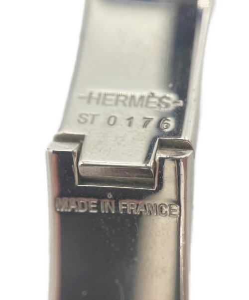 HERMES（エルメス）HERMES (エルメス) クリックH　ブレスレット ブルーの古着・服飾アイテム