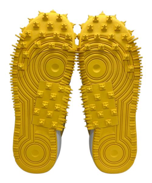 NIKE（ナイキ）NIKE (ナイキ) OFFWHITE (オフホワイト) ハイカットスニーカー Air Force 1 Mid SP LTHR イエロー×ホワイト サイズ:29.5 未使用品の古着・服飾アイテム