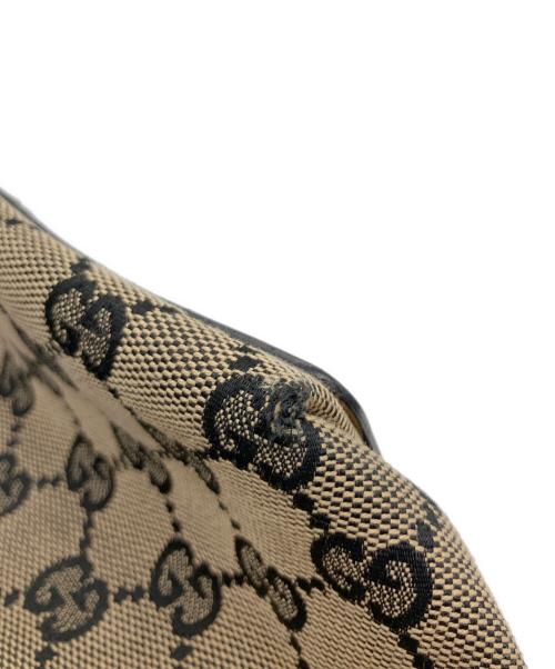 GUCCI（グッチ）GUCCI (グッチ) トートバッグ GG総柄 ベージュ×ブラックの古着・服飾アイテム