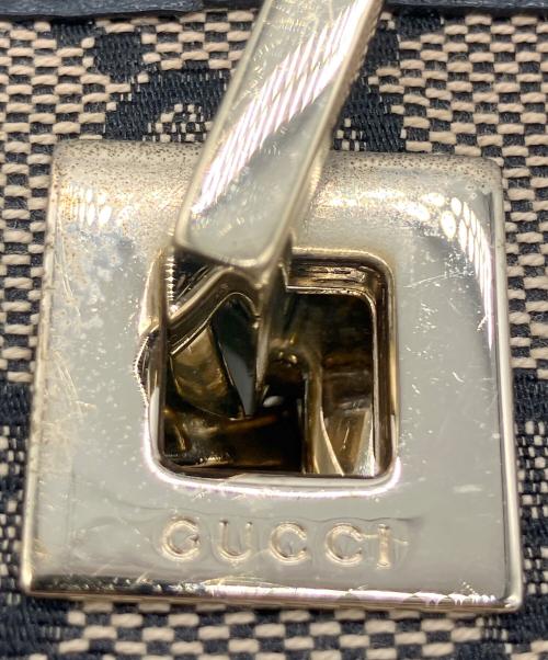GUCCI（グッチ）GUCCI (グッチ) トートバッグ GG総柄 ベージュ×ブラックの古着・服飾アイテム