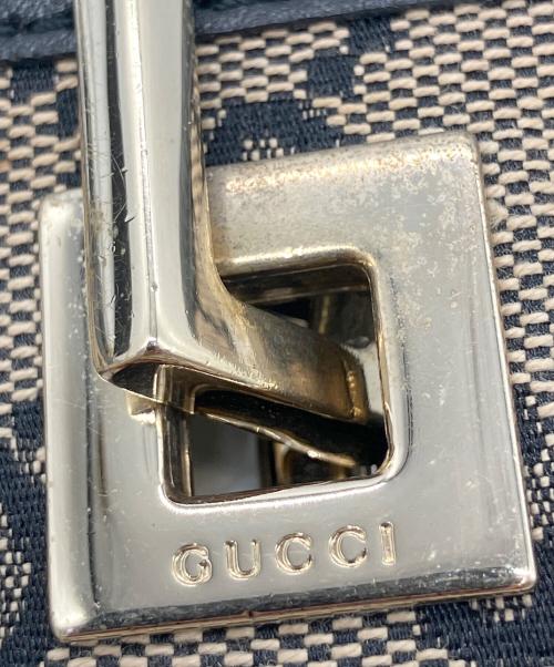 GUCCI（グッチ）GUCCI (グッチ) トートバッグ GG総柄 ベージュ×ブラックの古着・服飾アイテム