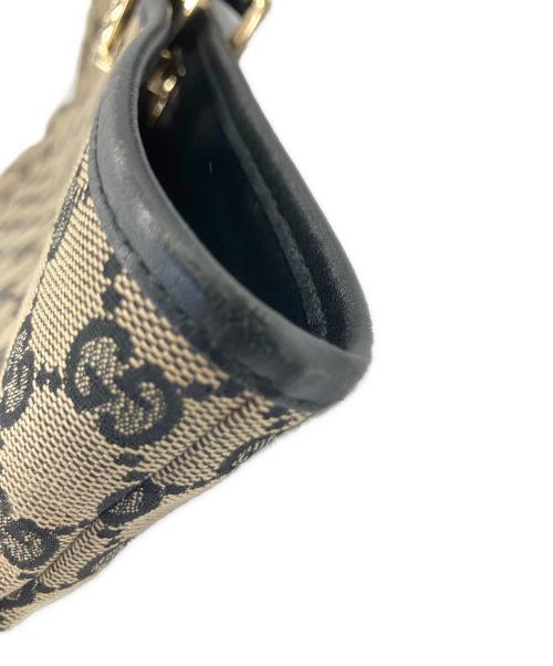 GUCCI（グッチ）GUCCI (グッチ) トートバッグ GG総柄 ベージュ×ブラックの古着・服飾アイテム