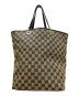 GUCCI（グッチ）の古着「トートバッグ GG総柄」｜ベージュ×ブラック