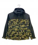 BAPE BY A BATHING APEベイプバイアベイシングエイプ）の古着「ナイロンジャケット」｜グリーン